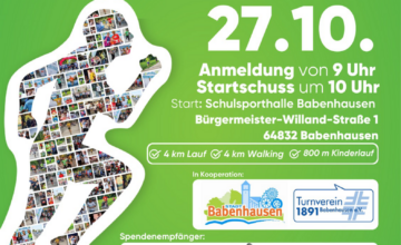 Charity Walk & Run 2024 und Einweihung der offiziellen Laufstrecken in Babenhausen