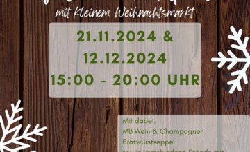 Winter-Weingärtchen auf dem Marktplatz