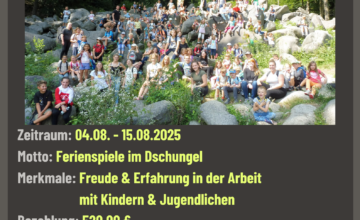 Betreuer*innen für die Ferienspiele gesucht!