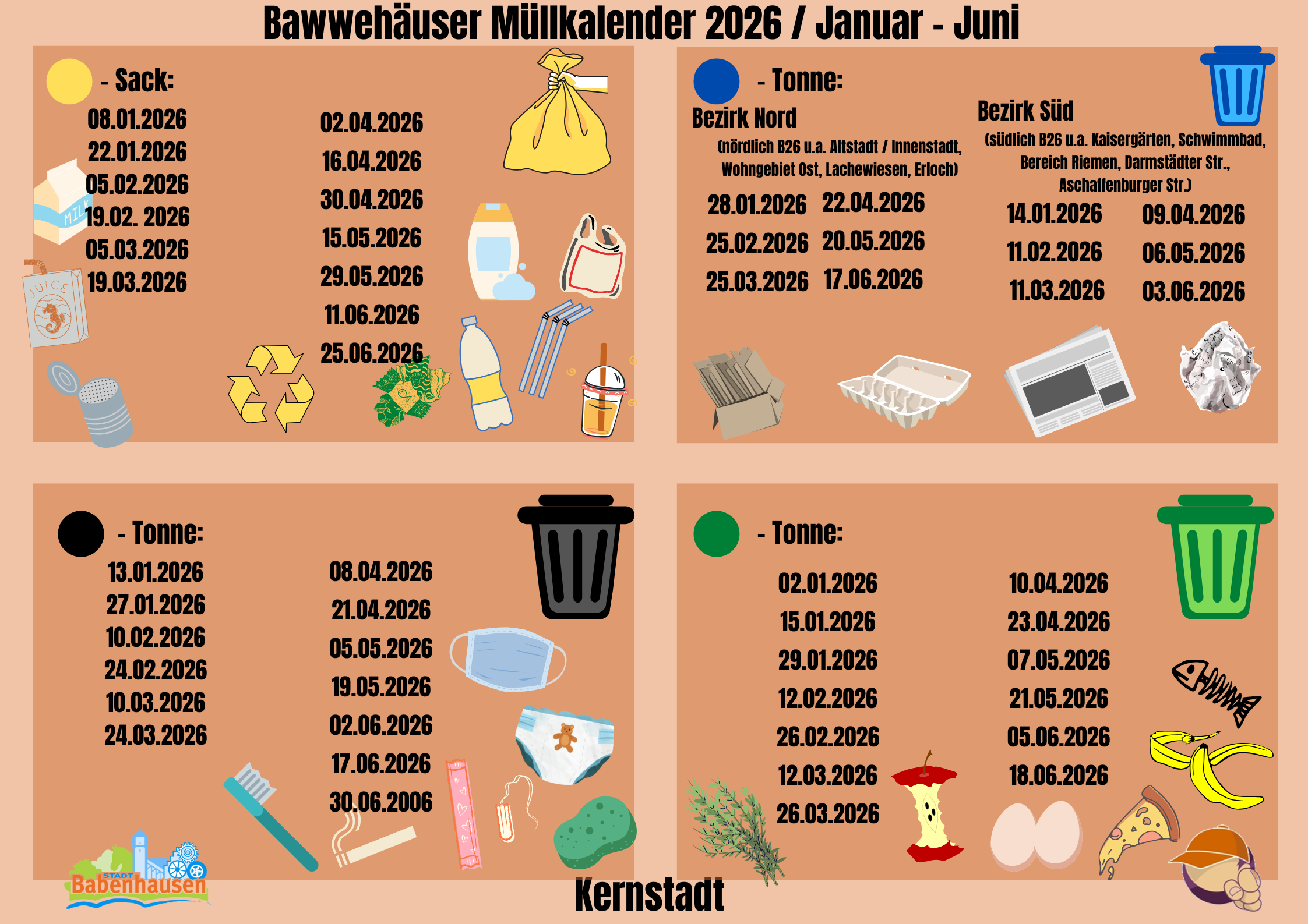 Der vereinfachte Müllkalender, der jährlich von der Abteilung JUGEND, SPORT & KULTUR veröffentlicht wird, steht ab sofort zum Download unter www.jufoe-babenhausen.de bzw. www.babenhausen.de zur Verfügung. So kann dieser heruntergeladen und [&hellip;]