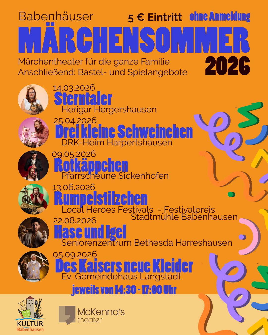 Der „Babenhäuser Märchensommer“ ist zurück! Gute Nachrichten für alle Märchen- und Theater-Fans: Auch in 2026 tourt der „Babenhäuser Märchensommer“ wieder durch die Gersprenzstadt und durch die Stadtteile. Mit diesem Angebot [&hellip;]